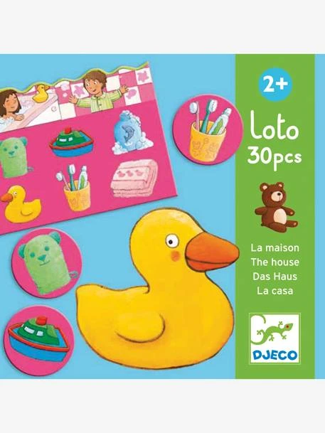 Loto De La Maison DJECO Bleu - Djeco 1 Loto De La Maison DJECO Bleu - Djeco