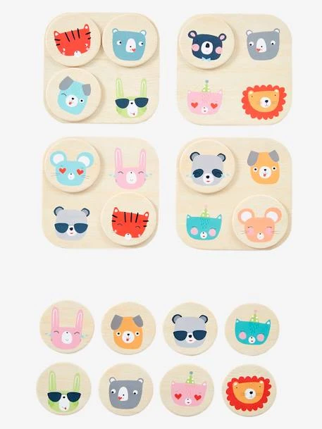 Loto Des Animaux En Bois FSC® Multicolore - Vertbaudet 2 Loto Des Animaux En Bois FSC® Multicolore - Vertbaudet – Image 2