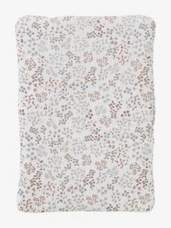 Matelas à Langer Poupon En Gaze De Coton Flora Multicolore - Vertbaudet -Magasin De Jouets matelas a langer poupon en gaze de coton flora 3