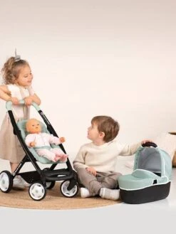Maxi Cosi Poussette Landau 3 En 1 - SMOBY Vert - Smoby -Magasin De Jouets maxi cosi poussette landau 3 en 1 smoby 2