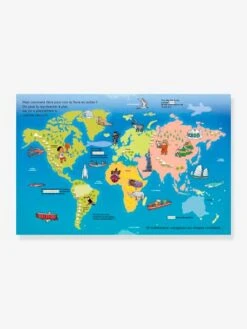 Mes Docs à Coller - Mon Premier Petit Atlas - ÉDITIONS MILAN Blanc - Hachette -Magasin De Jouets mes docs a coller mon premier petit atlas editions milan 2