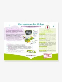 Mes Dominos Des Alphas RÉCRÉALIRE Blanc - Recrealire -Magasin De Jouets mes dominos des alphas recrealire 3