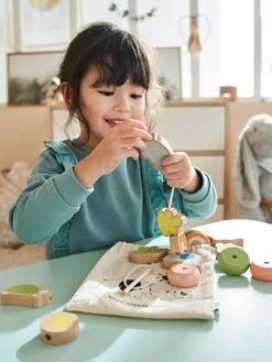 Mes Premières Perles à Enfiler En Bois FSC® Multicolore - Vertbaudet -Magasin De Jouets mes premieres perles a enfiler en bois fsc 2