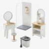 Mobilier De Salle De Bain Pour Poupée Mannequin En Bois FSC® Blanc - Vertbaudet