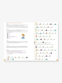 Mon Cahier D'Activités Le Déclic Lecture Les Alphas - RÉCRÉALIRE Bleu Et Orange - Recrealire -Magasin De Jouets mon cahier dactivites le declic lecture les alphas recrealire 3