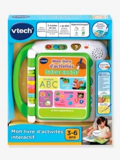 Mon Livre D'Activités - J'écris, Je Joue, J'apprends - VTECH Multicolore - Toutes Les Marques -Magasin De Jouets mon livre dactivites jecris je joue japprends vtech 2