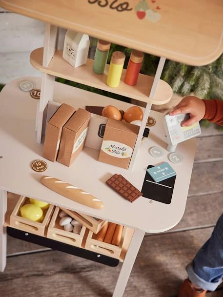 Mon Petit Marché Bio En Bois FSC® Multicolore - Vertbaudet 1 Mon Petit Marché Bio En Bois FSC® Multicolore - Vertbaudet