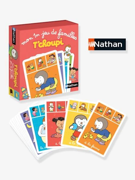 Mon Premier Jeu De Familles T'choupi NATHAN Rouge - Nathan 2 Mon Premier Jeu De Familles T'choupi NATHAN Rouge - Nathan – Image 2
