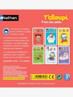 Mon Premier Jeu De Familles T'choupi NATHAN Rouge - Nathan 9 Mon Premier Jeu De Familles T'choupi NATHAN Rouge - Nathan -Magasin De Jouets mon premier jeu de familles tchoupi nathan 4