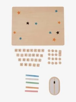 Ordinateur Portable En Bois FSC® Noir - Vertbaudet -Magasin De Jouets ordinateur portable en bois fsc 2