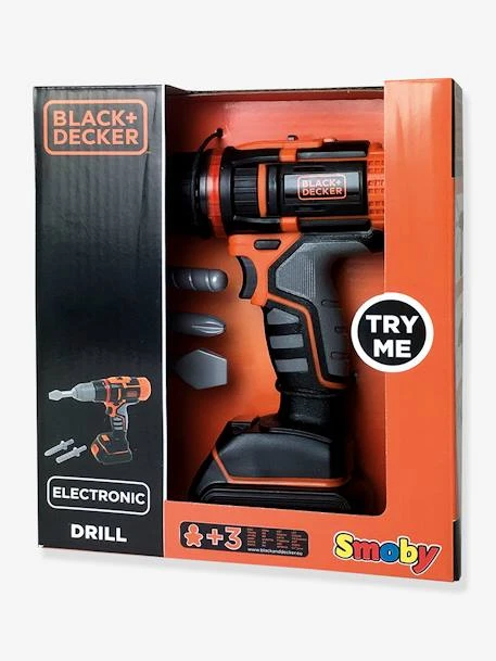 Perceuse / Visseuse électronique Black & Decker - SMOBY Orange - Smoby 2 Perceuse / Visseuse électronique Black & Decker - SMOBY Orange - Smoby – Image 2