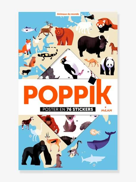 Poppik Animaux Du Monde MILAN Blanc - Hachette 1 Poppik Animaux Du Monde MILAN Blanc - Hachette