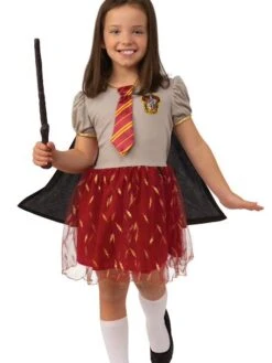 Robe Tutu Harry Potter Gryffondor - Taille Unique 6/9 Ans - RUBIE'S Noir - Rubie's