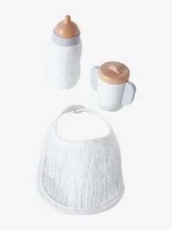 Set Accessoires Repas Poupon En Bois FSC® Blanc - Vertbaudet -Magasin De Jouets set accessoires repas poupon en bois fsc 3