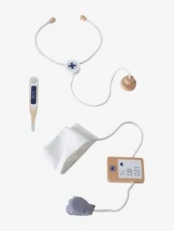 Set Docteur Pour Poupon En Bois FSC® Blanc - Vertbaudet -Magasin De Jouets set docteur pour poupon en bois fsc 3