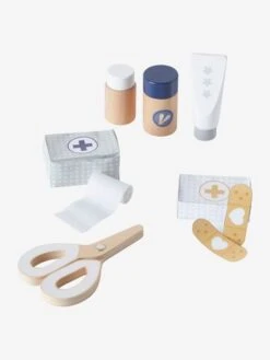 Set Docteur Pour Poupon En Bois FSC® Blanc - Vertbaudet -Magasin De Jouets set docteur pour poupon en bois fsc 4