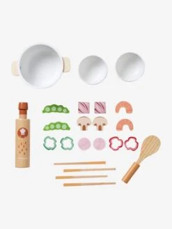 Set Wok De Légumes En Bois FSC® Beige - Vertbaudet -Magasin De Jouets set wok de legumes en bois fsc 2