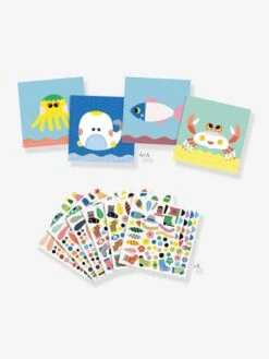 Stickers Marins DJECO Jaune - Djeco -Magasin De Jouets stickers marins djeco 2