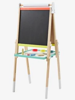 Tableau Pliable Et Réglable En Hauteur 3 En 1 En Bois FSC® Multicolore - Vertbaudet -Magasin De Jouets tableau pliable et reglable en hauteur 3 en 1 en bois fsc 5