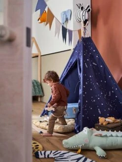 Tipi Avec Détails Phosphorescents Constellation Bleu - Vertbaudet -Magasin De Jouets tipi avec details phosphorescents constellation 3