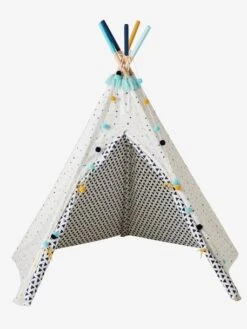 Tipi Réversible Sioux Blanc - Vertbaudet -Magasin De Jouets tipi reversible sioux 2