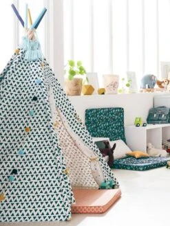 Tipi Réversible Sioux Blanc - Vertbaudet -Magasin De Jouets tipi reversible sioux 5