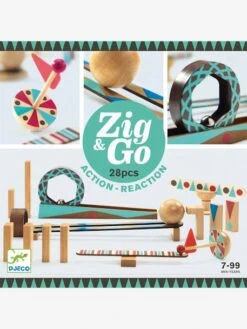 Zig & Go 28 Pièces DJECO Marron - Djeco